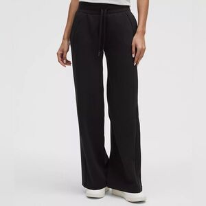 Lululemon Black Wide-Leg Lounge Pants – Size Large